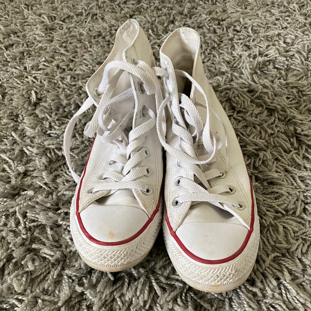 White High Top Converse